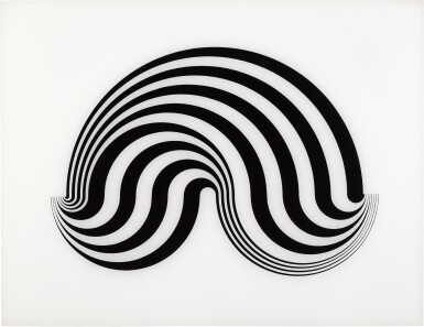 View full screen - View 1 of Lot 12. BRIDGET RILEY | UNTITLED (FRAGMENT 5) (S. 5E).