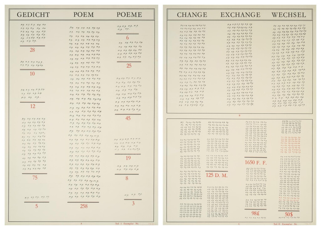 View full screen - View 1 of Lot 1427. Gedicht - Poem - Poème / Change - Exchange - Wechsel (Jamar 16).