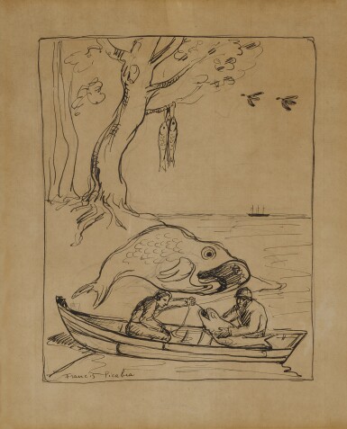 View full screen - View 1 of Lot 883. Poisson géant.