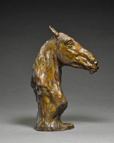 View full screen - View 1 of Lot 551. Horse's head.