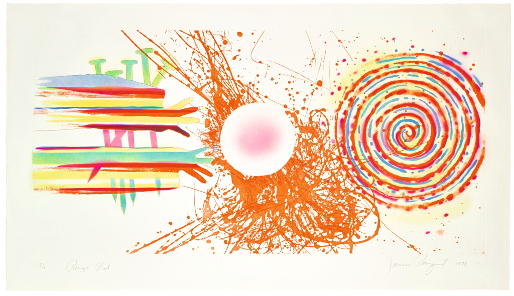 View full screen - View 1 of Lot 196. JAMES ROSENQUIST | ROUGE PAD; AND DIVERS LINE (GLENN 134, 167A).