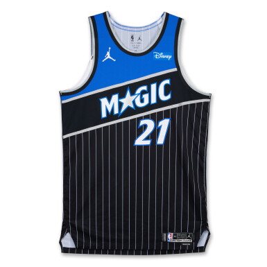 View full screen - View 1 of Lot 62. Moritz Wagner Orlando Magic 2026 NBA Playoffs Eastern Conference Round 1 Game Issued Statement Edition Jersey | Game 1 .