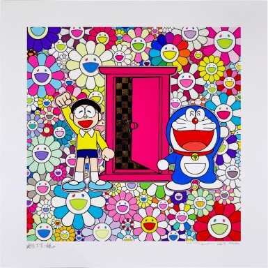 View full screen - View 1 of Lot 83. Doraemon: Anywhere Door in the Field of Flowers.