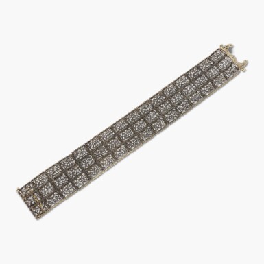 View full screen - View 1 of Lot 863. Diamond Bracelet .