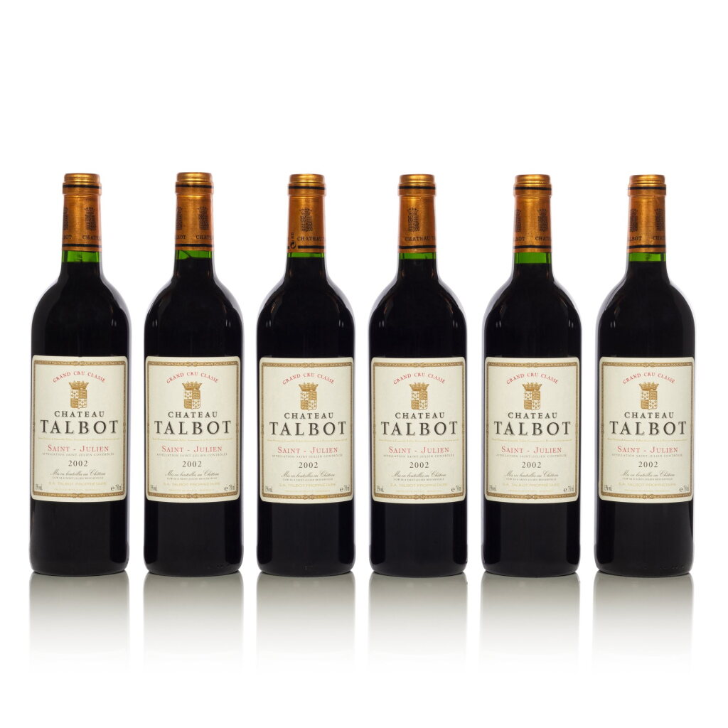 View full screen - View 1 of Lot 84. Château Talbot 2002 (12 BT).