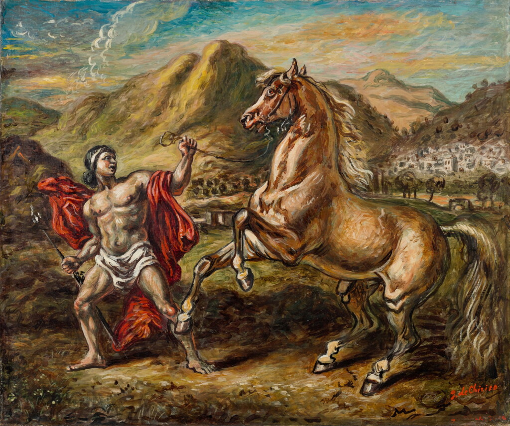 View full screen - View 1 of Lot 261. Ippolito e il suo cavallo.
