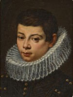 Portrait of a boy, bust-length, in a white ruff