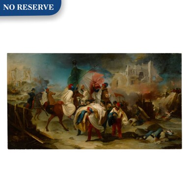 View full screen - View 1 of Lot 125. The death of Luciano Manara, 6 June 1849.