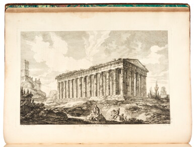 View full screen - View 1 of Lot 91. Le Roy | Les ruines des plus beaux monuments de la Grece. Paris, 1757, contemporary calf.