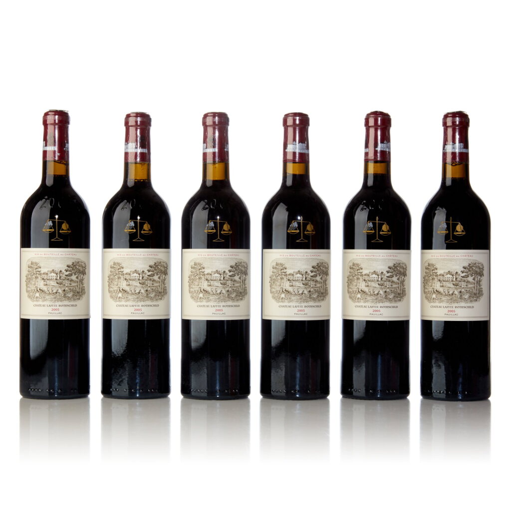 View full screen - View 1 of Lot 4. Château Lafite 2005 (6 BT).