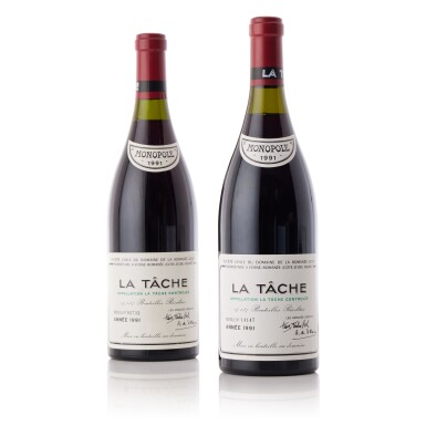 View full screen - View 1 of Lot 9175. La Tâche 1991 Domaine de la Romanée-Conti (6 BT).