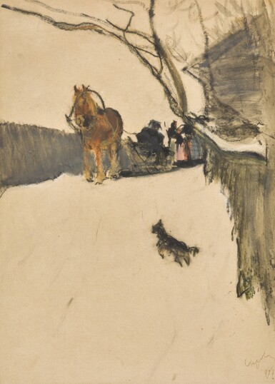 View full screen - View 1 of Lot 37. Winter Landscape.