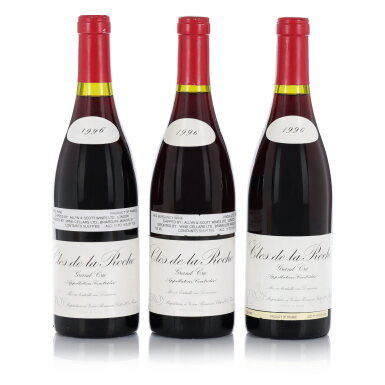 View full screen - View 1 of Lot 31. Clos de la Roche 1996 Domaine Leroy (3 BT).