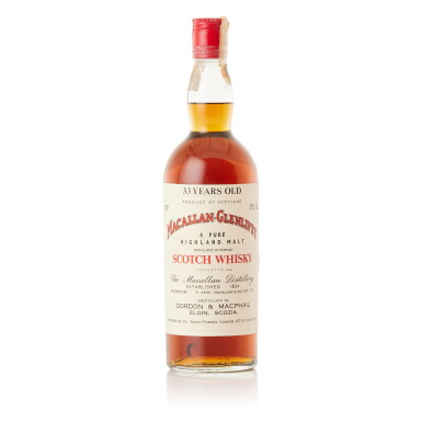 View full screen - View 1 of Lot 9374. Macallan Glenlivet Gordon & MacPhail 33 Year Old 43.0 abv NV (1 BT75).