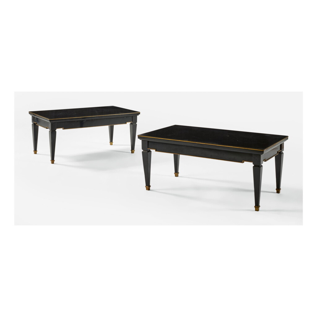 View full screen - View 1 of Lot 153. MAISON JANSEN | PAIR OF LOW TABLES.