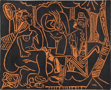 View full screen - View 1 of Lot 51. Le Déjeuner sur l’herbe (A. R. 517).