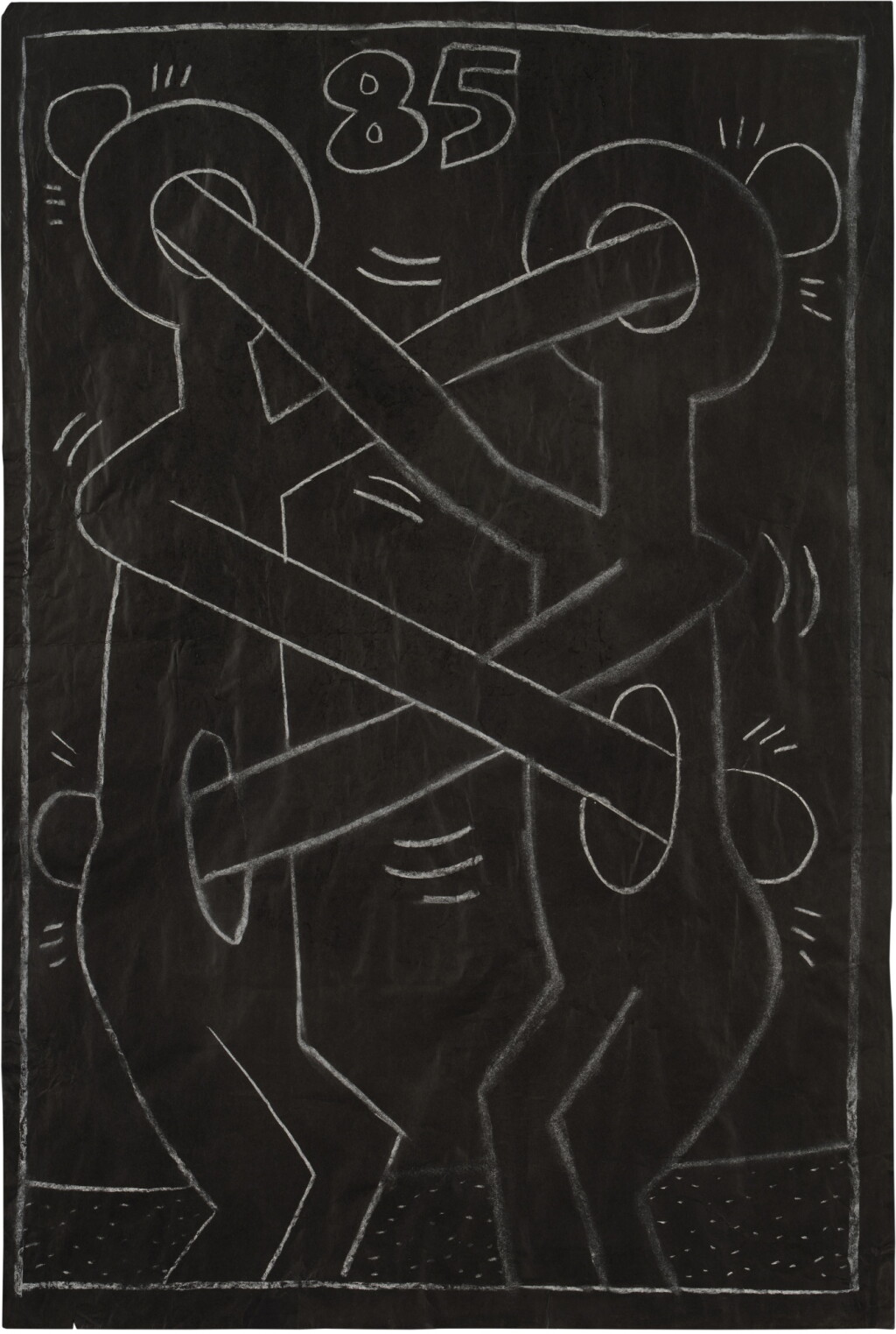 View full screen - View 1 of Lot 130. Untitled (Subway Drawing).