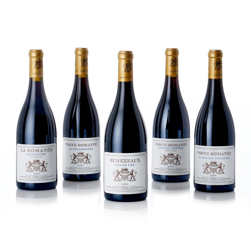 View full screen - View 1 of Lot 7322. Golden Dragon Collection 2008 Domaine du Comte Liger-Belair (8 BT).
