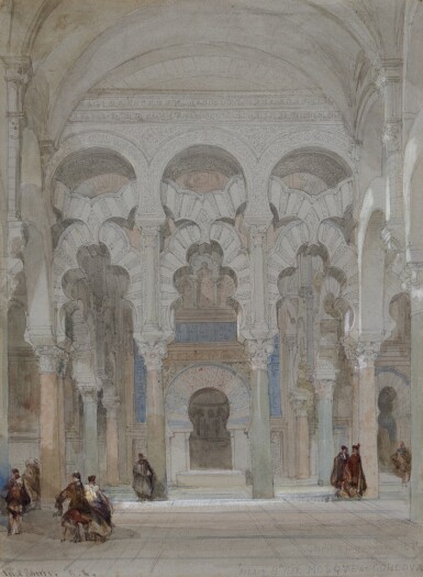 View full screen - View 1 of Lot 196. Interior of the Mosque at Córdoba, Spain.