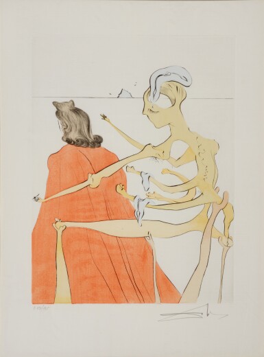 View full screen - View 1 of Lot 122. Divine Back of Gala, from After 50 Years of Surrealism (Field 74-8B; M. & L. 669c).