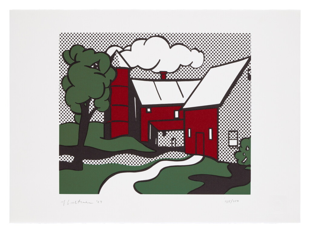 View full screen - View 1 of Lot 114. Red Barn (Corlett 89; RLCR 1764).