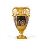 A large ormolu-mounted porcelain vase, Imperial Porcelain Manufactory, St Petersburg, period of Nicholas I, circa 1848