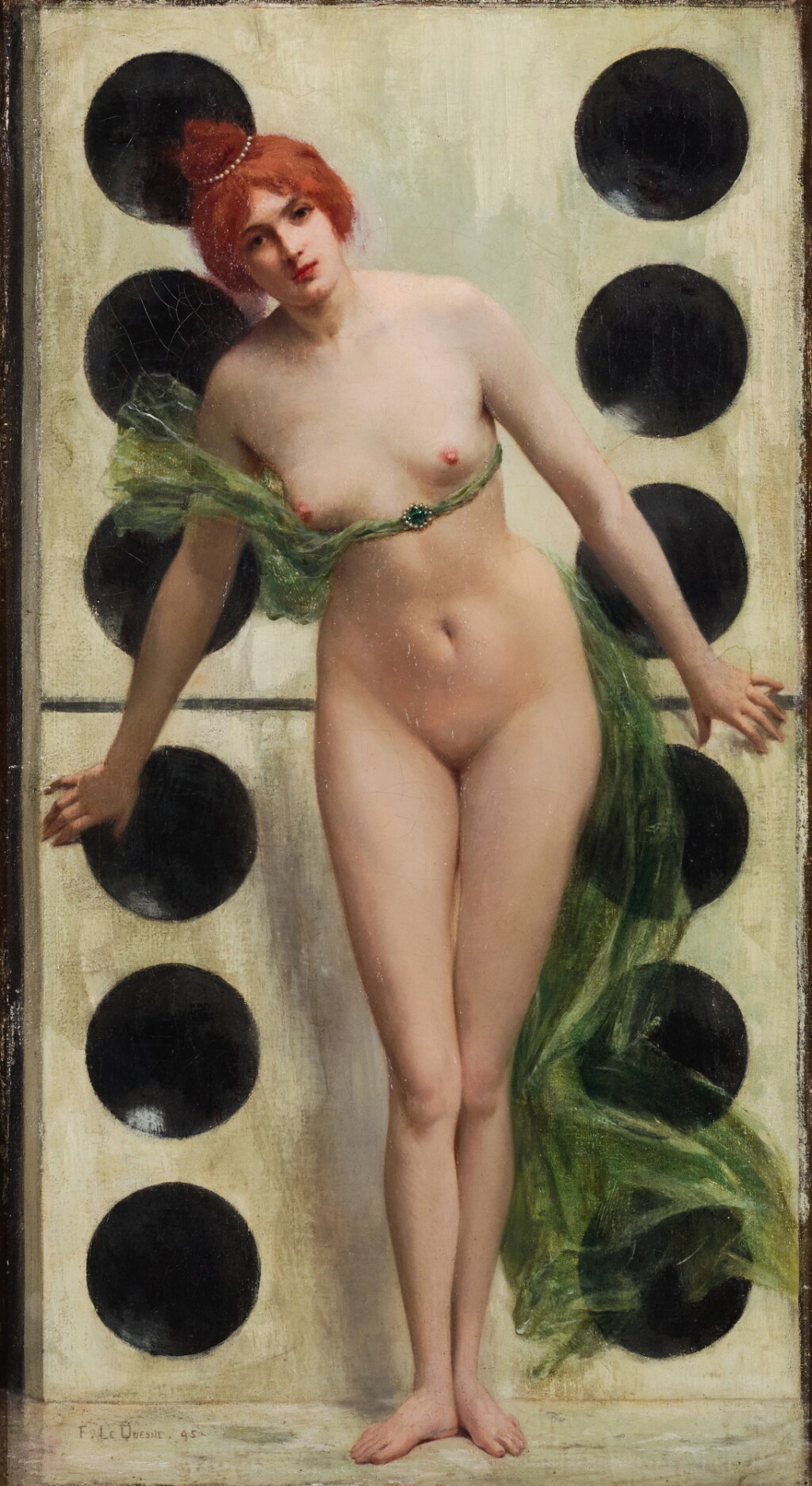 View full screen - View 1 of Lot 9. FERNAND LE QUESNE | STANDING BEAUTY.