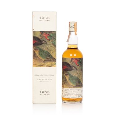 View full screen - View 1 of Lot 108. Tamnavulin Glenlivet Moon Import The Birds Series I 45.0 abv 1966 (1 BT75).