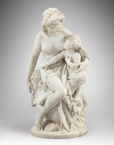 View full screen - View 1 of Lot 40. ALBERT-ERNEST CARRIER-BELLEUSE | VENUS AND CUPID .