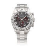 Cosmograph Daytona, Reference 116509 | A white gold chronograph wristwatch with bracelet, Circa 2011 | 勞力士 | Cosmograph Daytona 型號116509 | 白金計時鏈帶腕錶,約2011年製