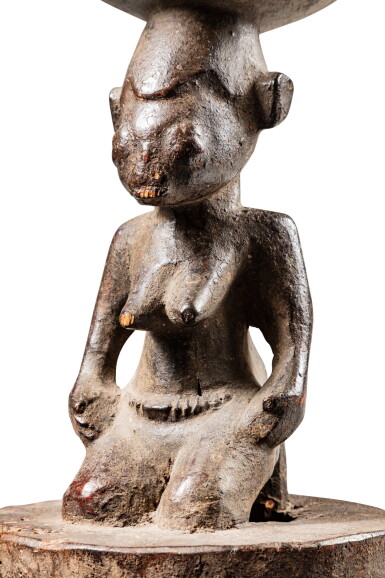 View full screen - View 1 of Lot 211. Coupe de divination, Agere Ifa, Yoruba, Nigéria | Agere Ifa Divination Bowl, Yoruba, Nigeria .