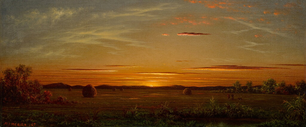View full screen - View 1 of Lot 42. Sunset: Sky and Marsh.