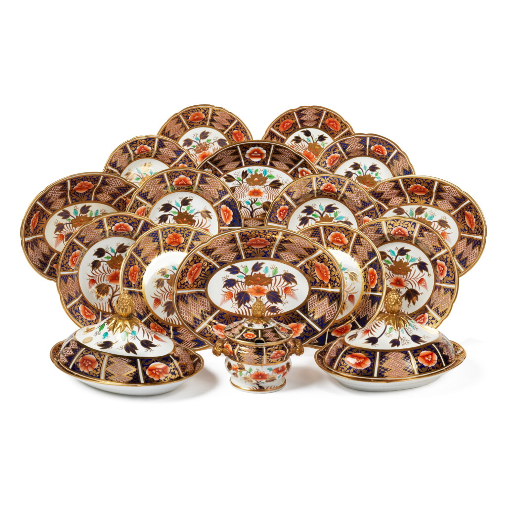 View full screen - View 1 of Lot 1138. A Spode Imari Part-Dinner Service, Circa 1820.