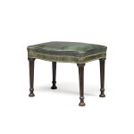 A George III carved mahogany stool by Thomas Chippendale, 1772