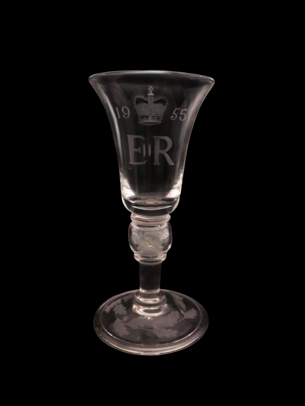 View full screen - View 1 of Lot 29. An engraved coin goblet celebrating the Coronation of Queen Elizabeth II, 1953.
