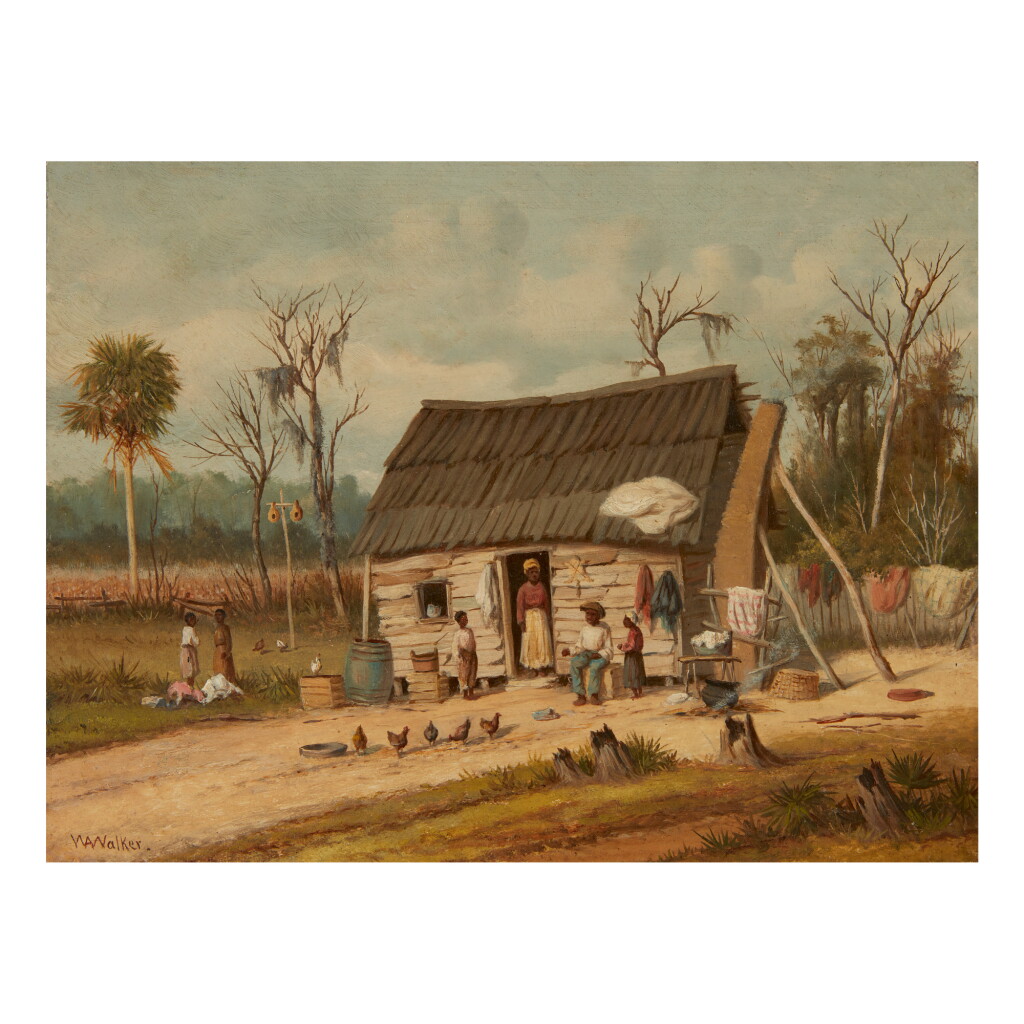 View full screen - View 1 of Lot 32. WILLIAM AIKEN WALKER | CABIN SCENE.