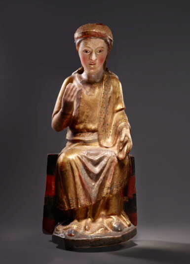 View full screen - View 1 of Lot 609. Spanish or French, 14th century.