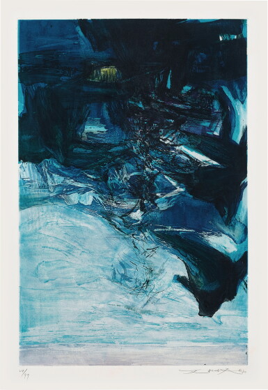 View full screen - View 1 of Lot 1324. Zao Wou-Ki 趙無極 | Sans titre 無題.