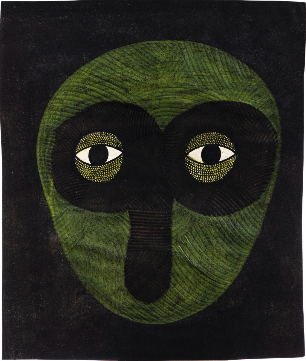 View full screen - View 1 of Lot 105. Visage masqué.