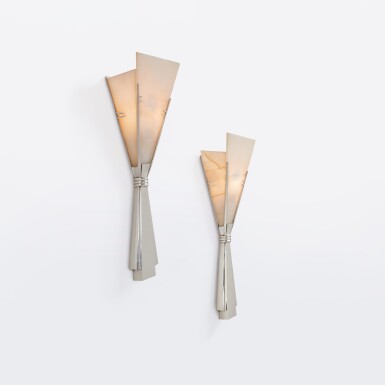 View full screen - View 1 of Lot 130. Pair of Wall Sconces.