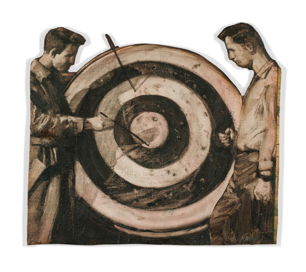 View full screen - View 1 of Lot 575. Untitled (Study for A Short History of Modernist Painting).