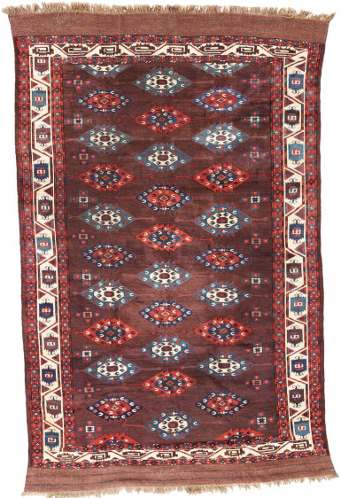 View full screen - View 1 of Lot 292. A 'C-GUL' MAIN CARPET, YOMUT CONFEDERATION, WEST TURKESTAN.