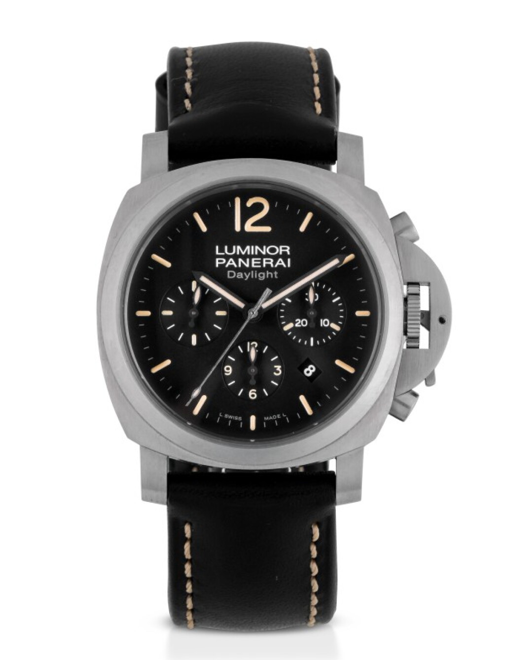 View full screen - View 1 of Lot 70. PANERAI | LUMINOR DAYLIGHT, REF PAM00356 LIMITED EDITION STAINLESS STEEL CHRONOGRAPH WRISTWATCH WITH DATE CIRCA 2011.