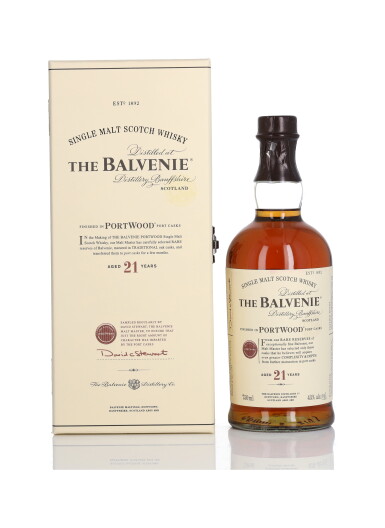 View full screen - View 1 of Lot 35. The Balvenie 21 Year Old Port Wood 43.0 abv NV (1 BT 75cl).