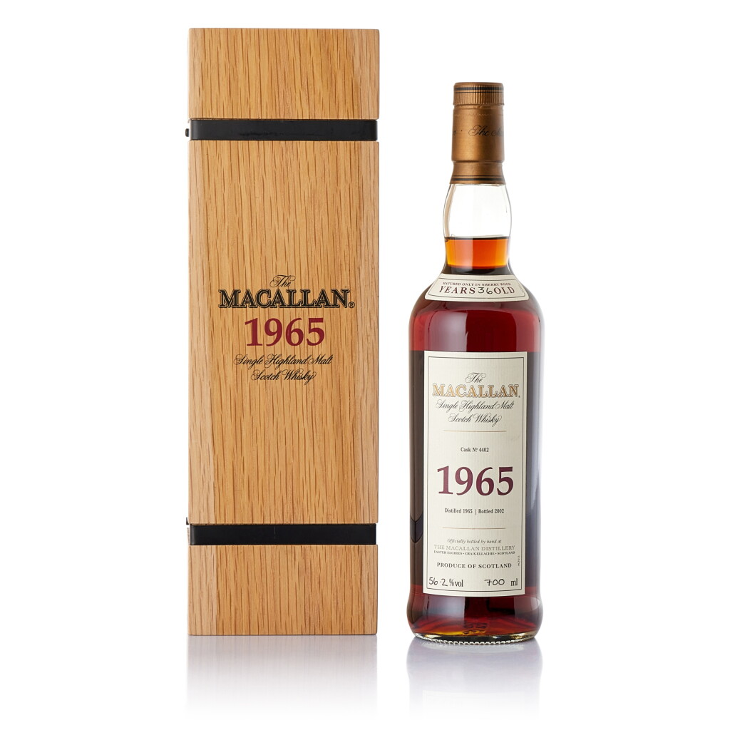 View full screen - View 1 of Lot 2717. The Macallan Fine & Rare 36 Year Old 56.3 abv 1965 (1 BT70).