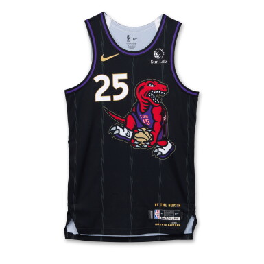 View full screen - View 1 of Lot 232. Chris Boucher Toronto Raptors 2024-2025 Game Worn City Edition Jersey.