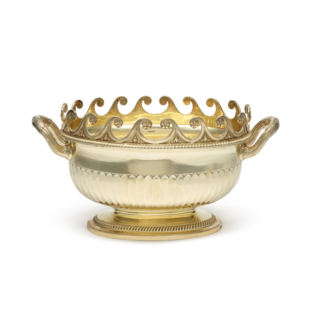 View full screen - View 1 of Lot 4. A George III Silver-Gilt Verrière, Richard Carter, Daniel Smith & Robert Sharp, London, 1786.