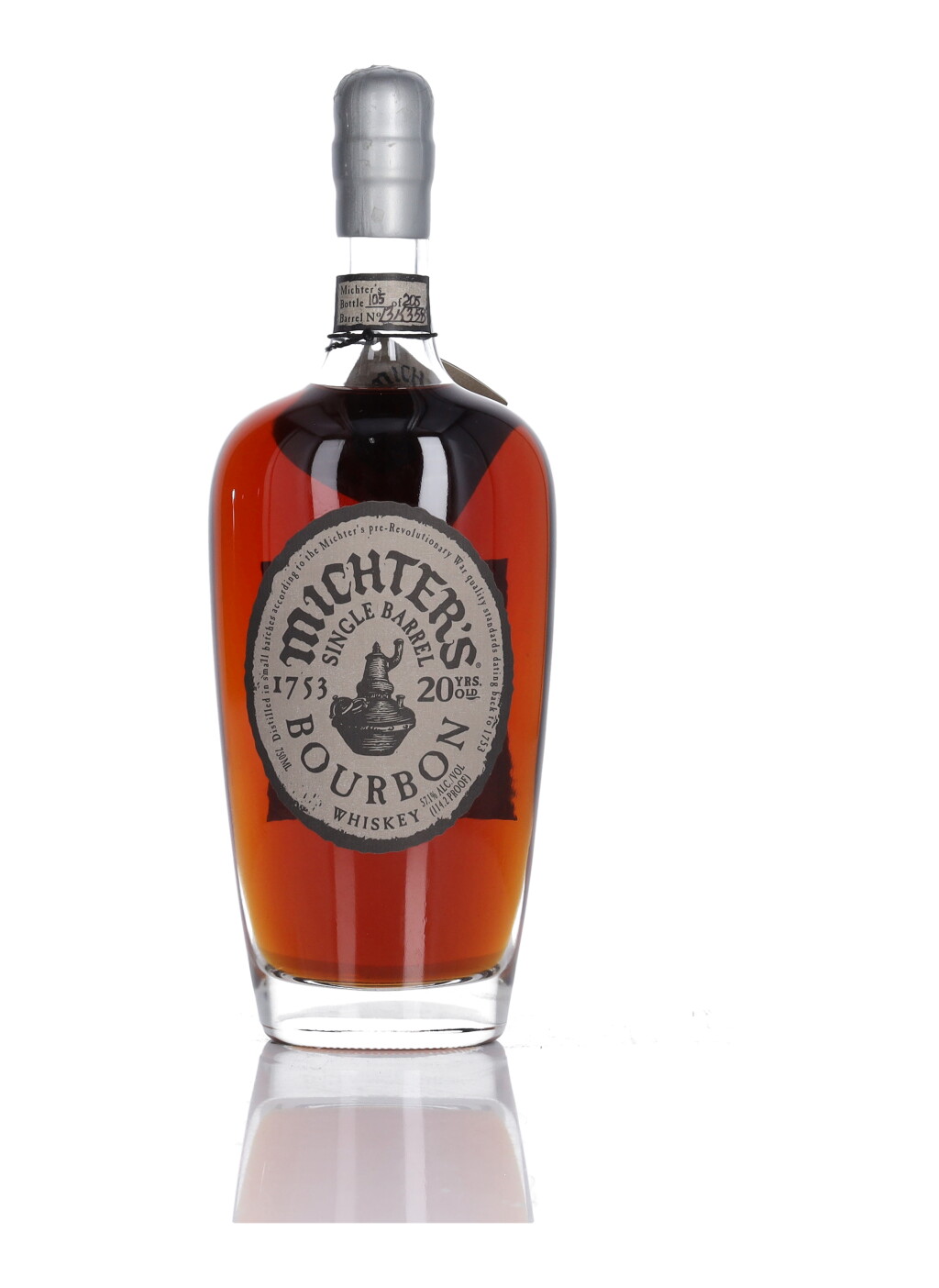 View full screen - View 1 of Lot 280. Michter's Single Barrel Bourbon 20 Year Old 114.2 Proof NV (1 Bottle 75cl).
