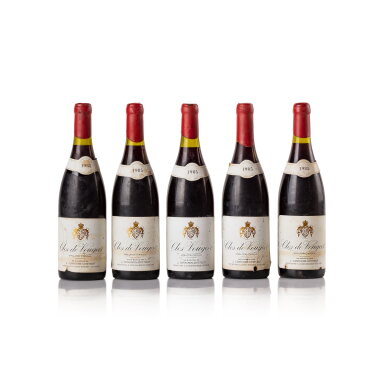 View full screen - View 1 of Lot 281. Clos de Vougeot 1985 J. Confuron-Cotetidot (5 BT).