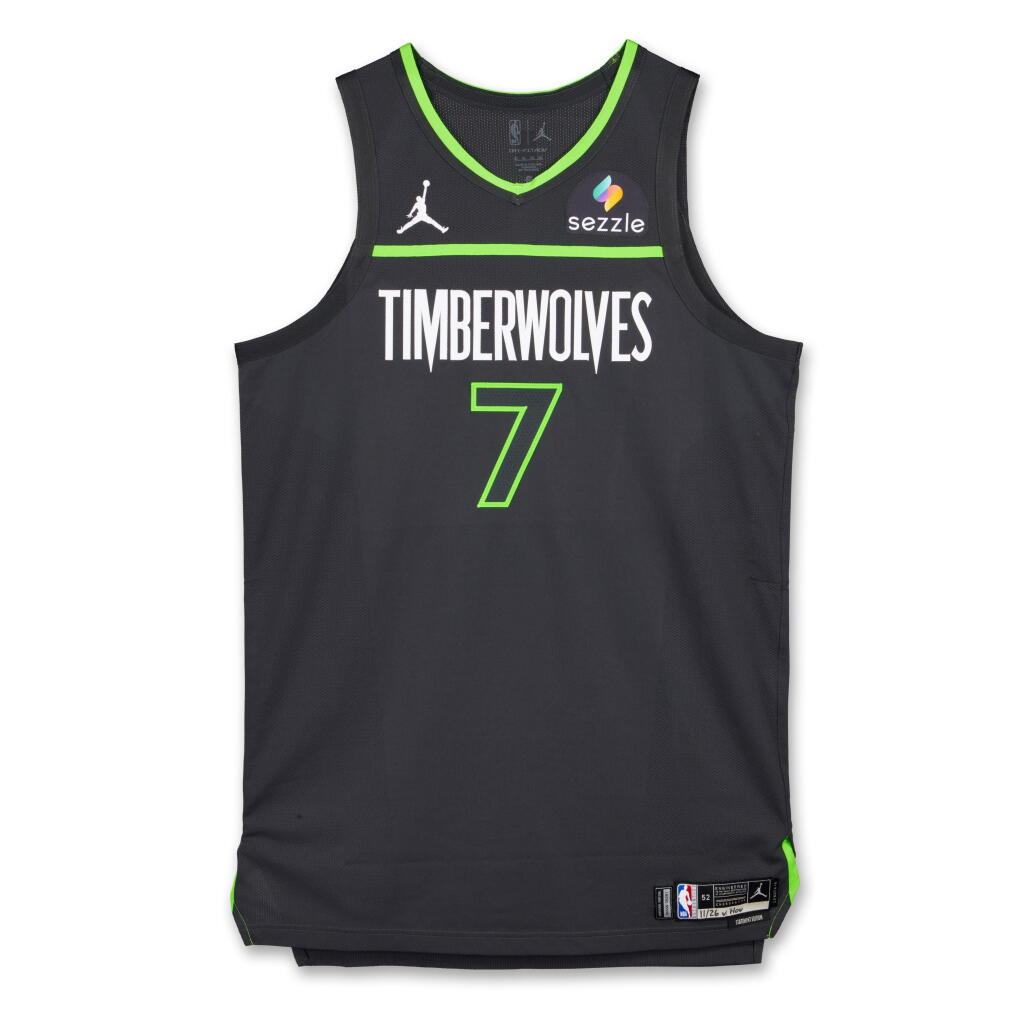 View full screen - View 1 of Lot 85. Joe Ingles Minnesota Timberwolves 2024-2025 Emirates NBA Cup Game Issued Statement Edition Jersey .